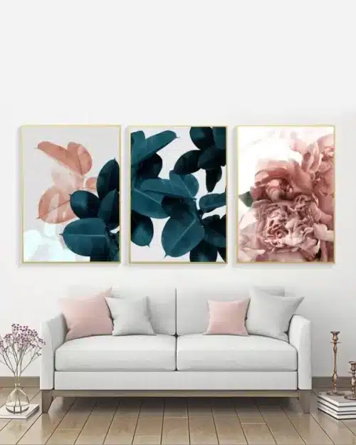 Nordic Canvas Modern Prints Plant Floral