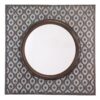 Zuo Plaque Mirror Antique Metal
