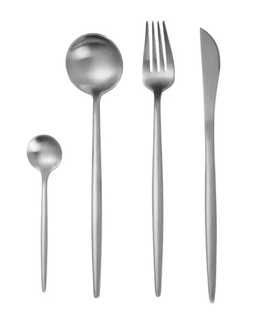 Lingeafey Zephyr Satin, 4-Piece Flatware Set