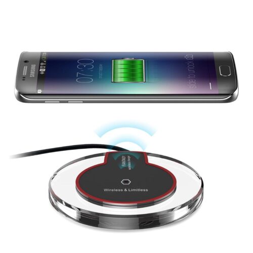Ultra Slim QI Wireless Fast Charger Universal Charging Pad