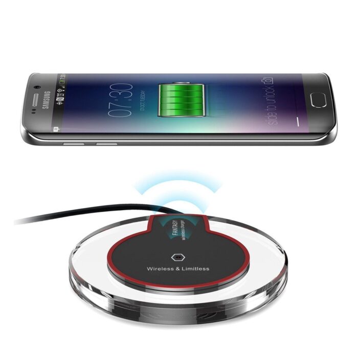 Ultra Slim QI Wireless Fast Charger Universal Charging Pad