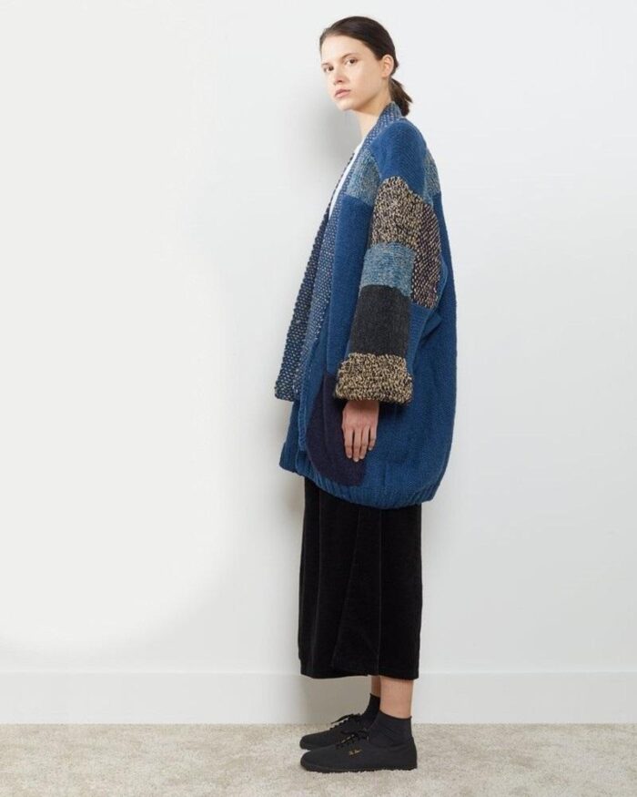 Kapital Hand Knit Tsugihagi Kesa Cardigan