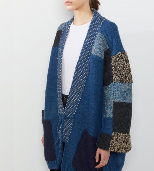 Kapital Hand Knit Tsugihagi Kesa Cardigan