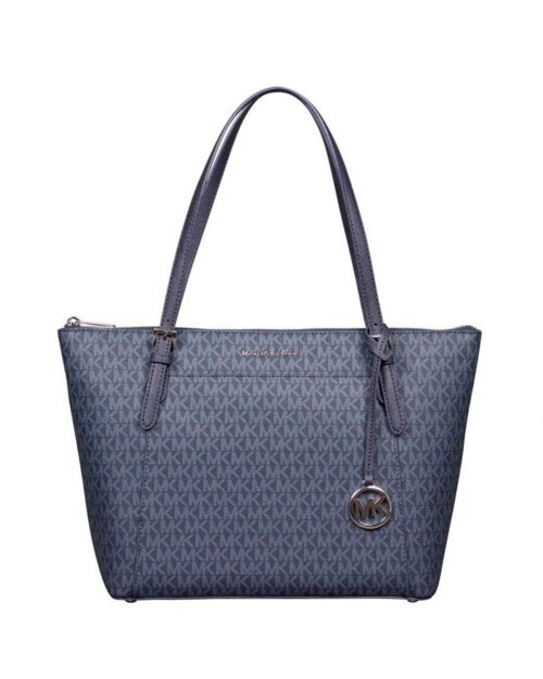 Michael Kors Voyager Large East West Top Leather Zip Tote