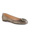 Tory Burch Powder Cheetah Print Reva Logo Ballet Flats