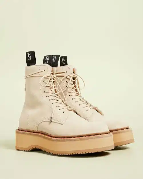 R13 Single Stack Suede Boots