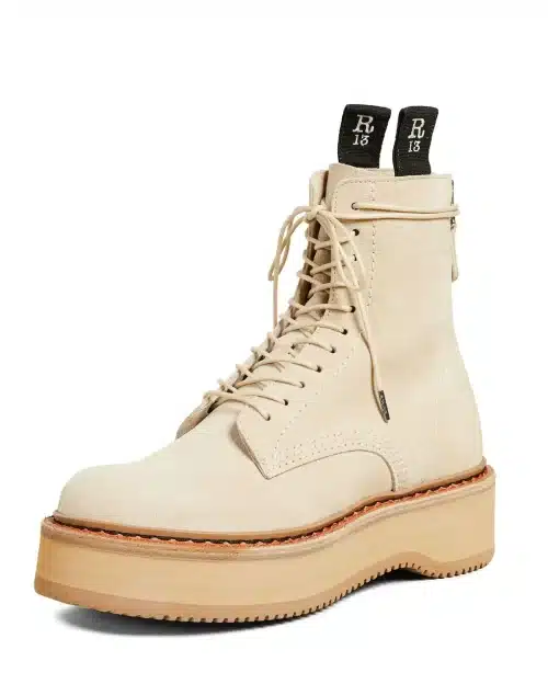 R13 Single Stack Suede Boots