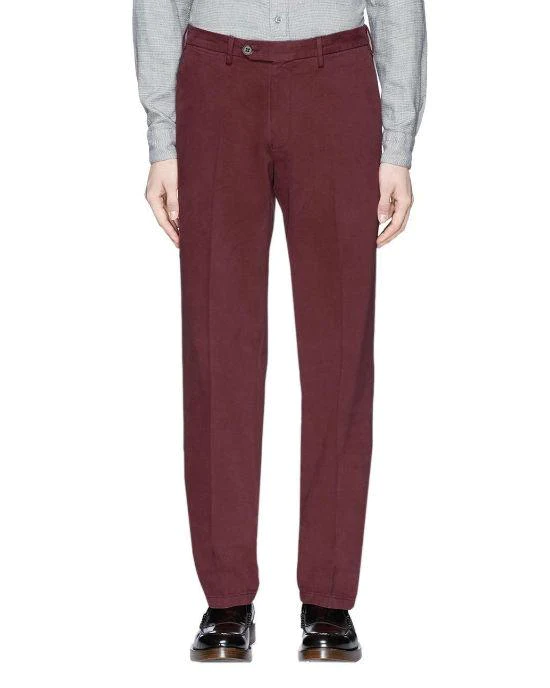 Canali Burnt Sienna Cotton 5-Pocket Pants