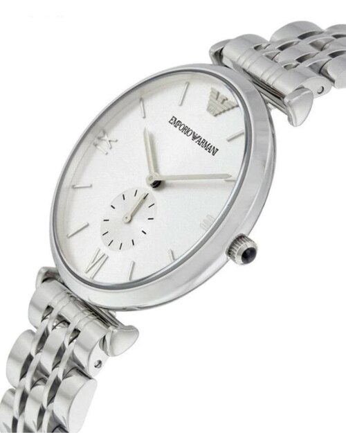 Emporio Armani Classic Silver Dial Men's Watch AR1819