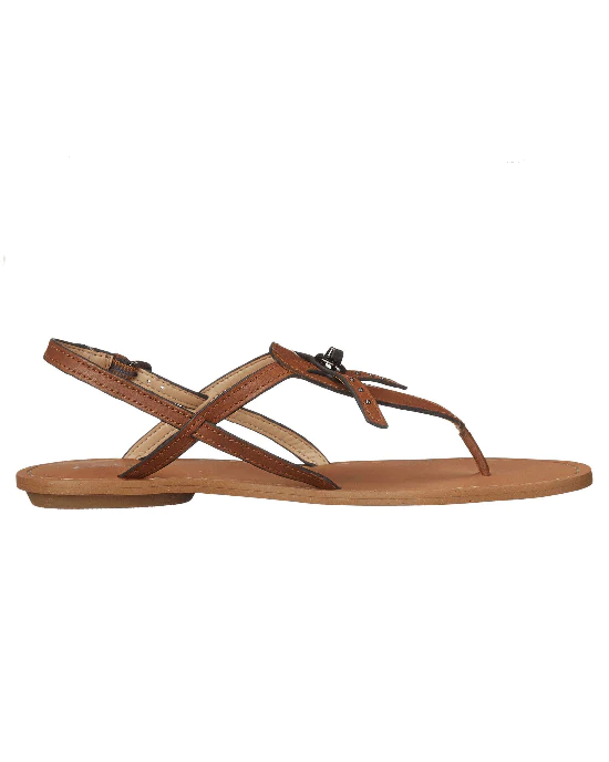 COACH Camara Flats Leather T-Strap Thong Sandals-COACH-Fashionbarn shop