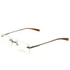 Burberry BE1173 Rahmenlose Metall Eyeglasses