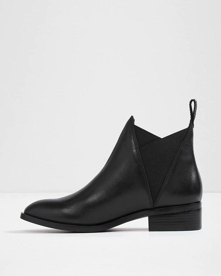 ALDO Black Scotch Chelsea Ankle Booties