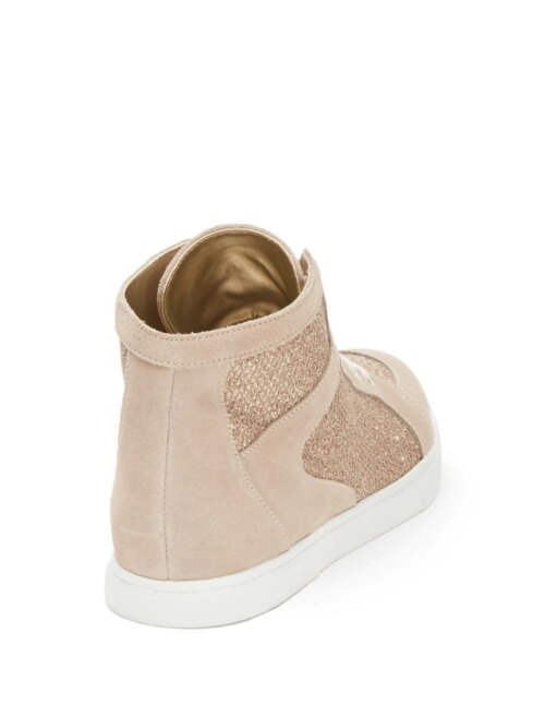 Enzo Angiolini Easovann Glitter & Suede High-Tops-ENZO ANGIOLINI-Fashionbarn shop
