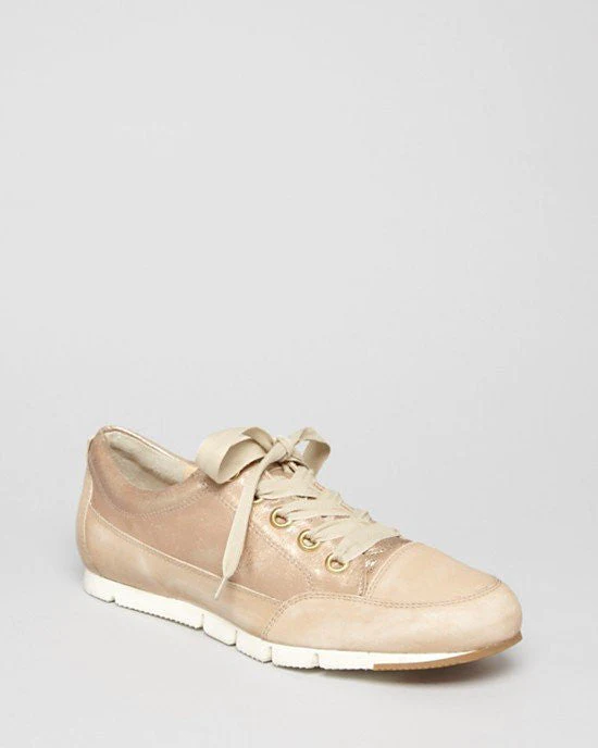 Paul Green Lace Up Sneakers - Posh Metallic