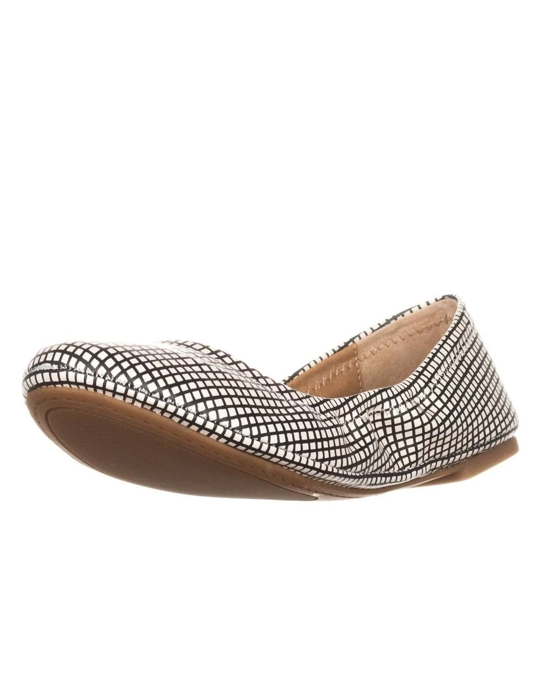 Lucky Brand Emmie Check Print Ballet Flat