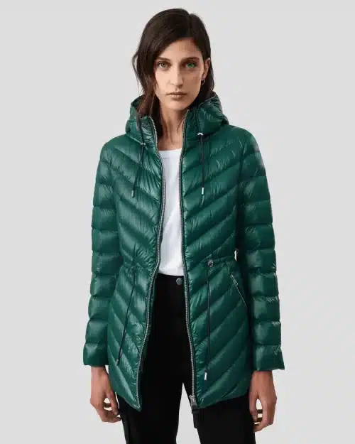 Mackage Tara lightweight down jacket with drawcord waist