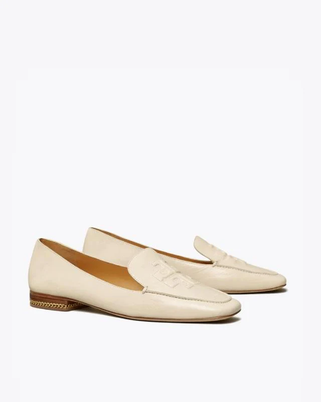 Tory Burch Ruby Quilted Logo Loafer, Rice Paper