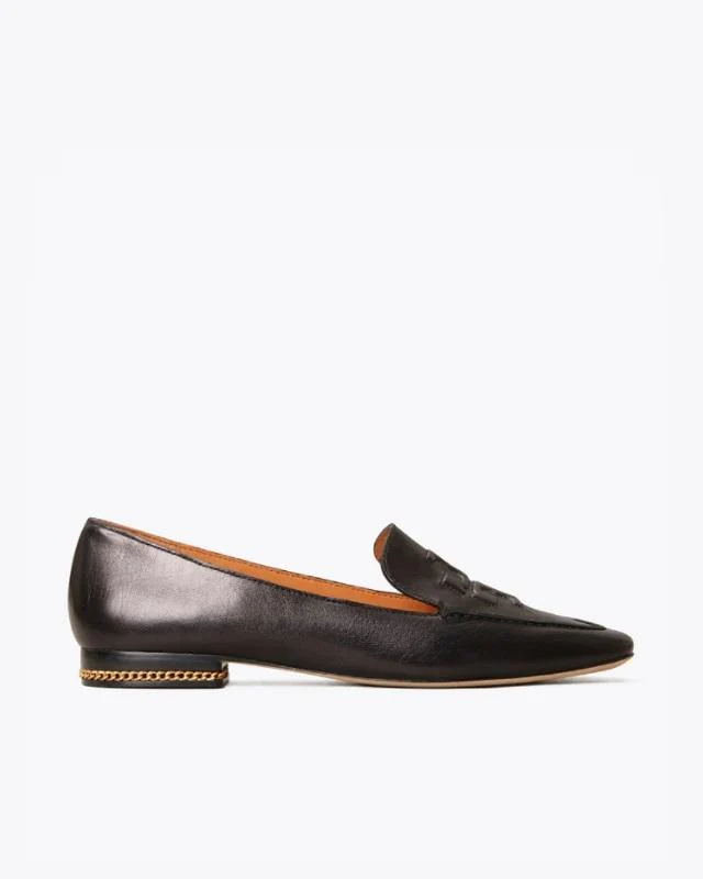 Tory Burch Ruby Quilted Logo Loafer, Black
