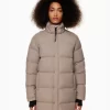 Aritzia The Super Puff™ Taupe Mid-Length Goose-Down Puffer Jacket