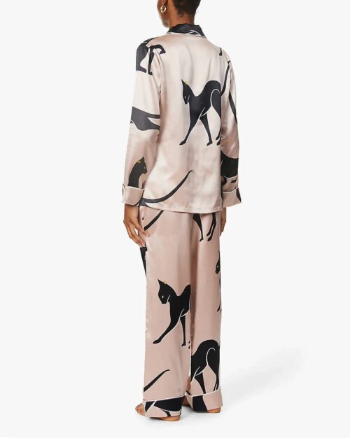 Olivia Von Halle Lila Sia Silk Pyjama Set