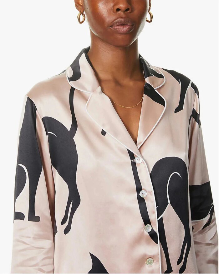Olivia Von Halle Lila Sia Silk Pyjama Set