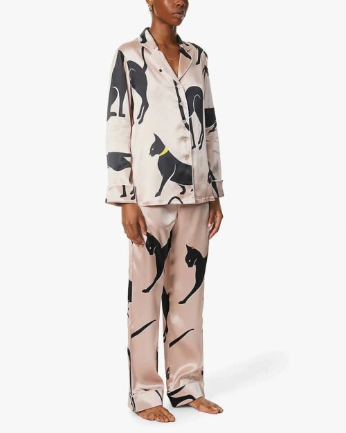 Olivia Von Halle Lila Sia Silk Pyjama Set