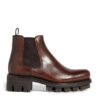 Prada Leather Lug Chelsea Boots