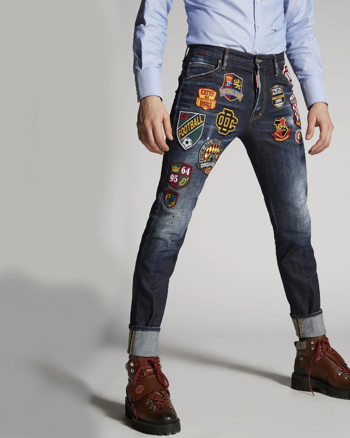 Dsquared2 College Patch Wash Cool Guy Jeans