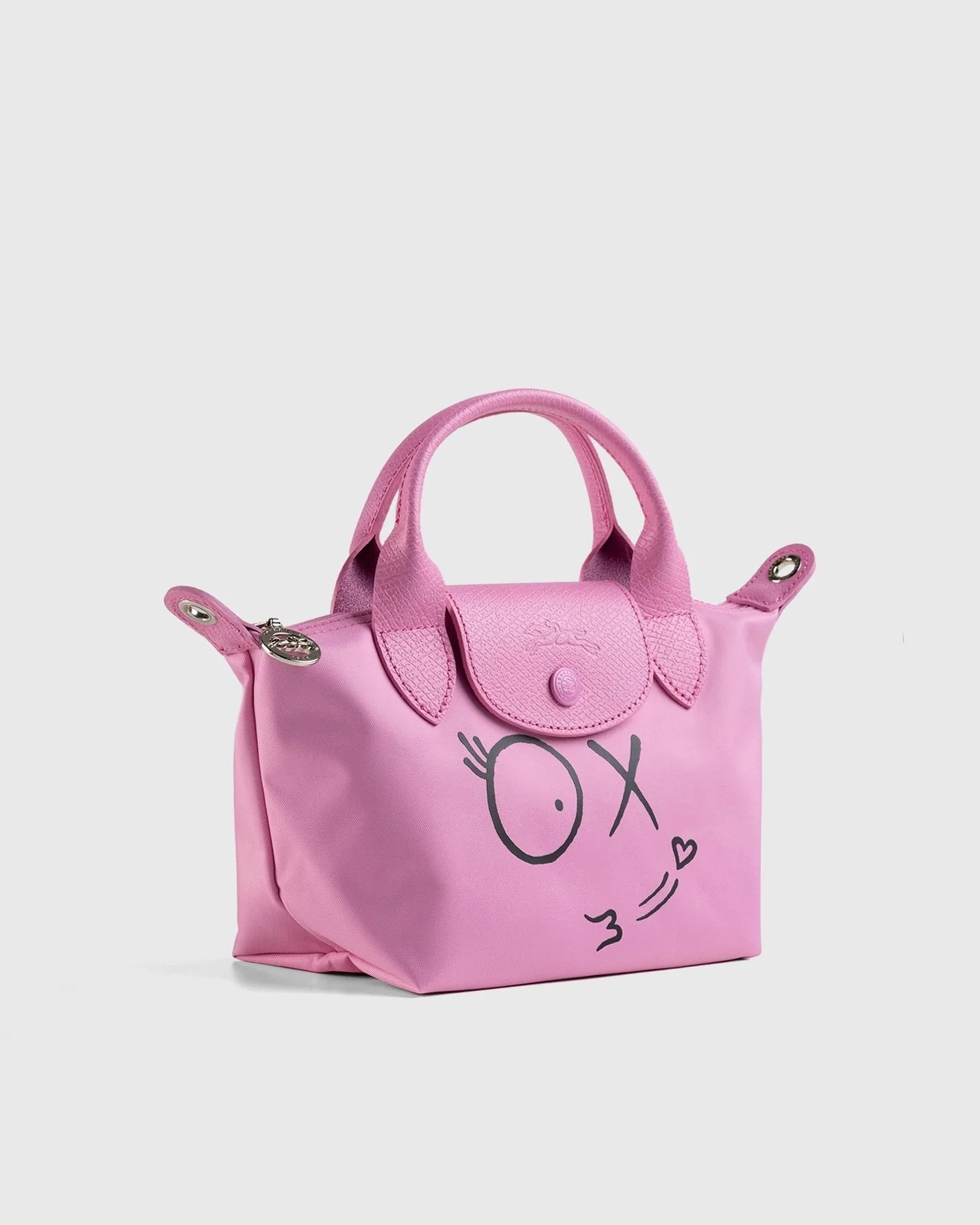 Longchamp x André Saraiva – Le Pliage André Top Handle Bag