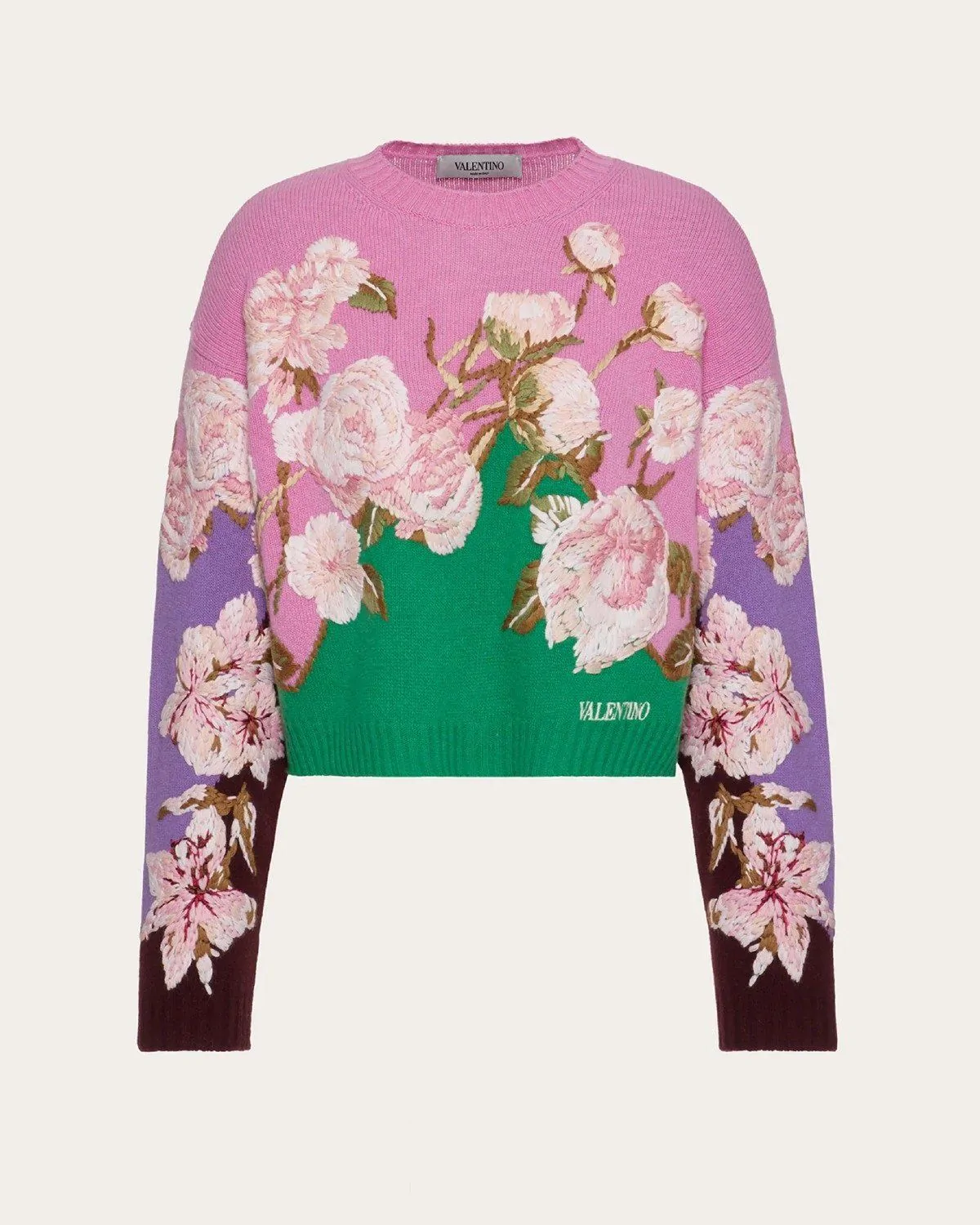 Valentino Embroidered Cashmere Wool Jumper