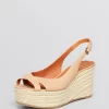 Via Spiga Open Toe Platform Wedge Espadrille Sandals - Luciana