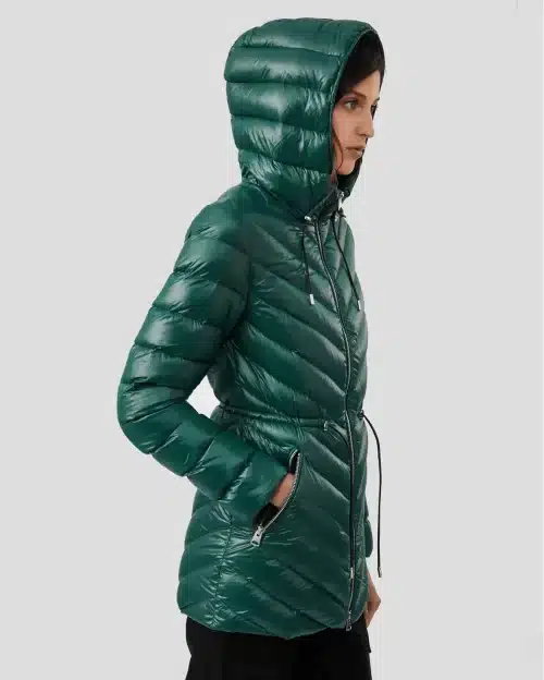 Mackage Tara lightweight down jacket with drawcord waist