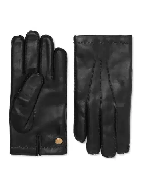 Tom Ford Men's Nappa Leather Gloves With Cashmere Scarf