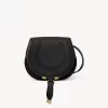 Chloe Marcie Logo-Embossed Crossbody Bag in Black