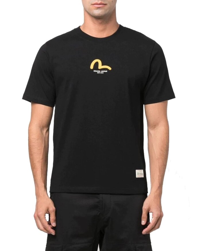 Evisu Graphic-Print Short-Sleeved T-Shirt