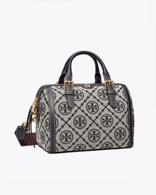 Tory Burch T Monogram Jacquard Barrel, Tory Navy