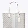 Tory Burch T Monogram Coated Canvas Tote Bag