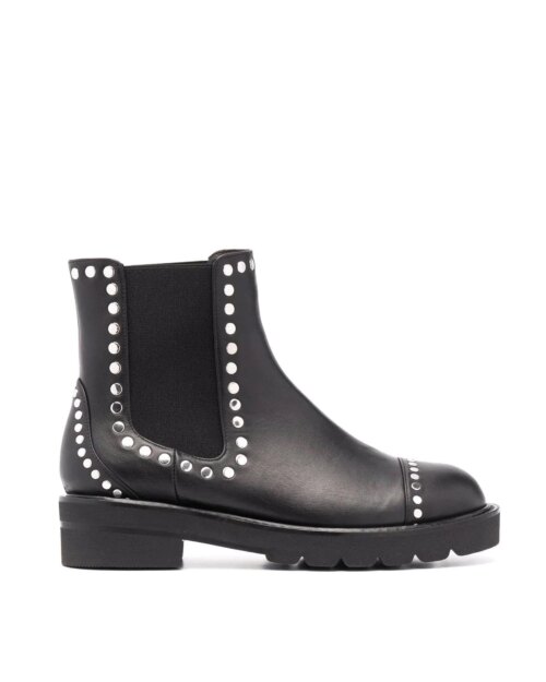 Stuart Weitzman Frankie Lift Studs Ankle Boots