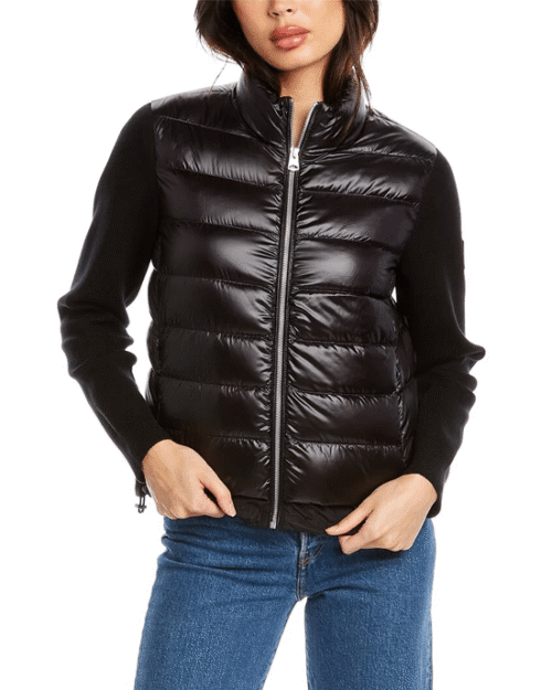 Mackage Oceane Mixed-Media Down Jacket