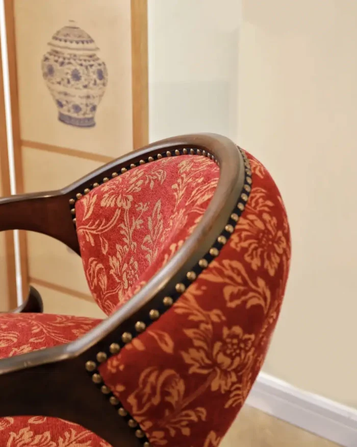 Harrison & Z French Provincial Timber Armchairs - Image 3