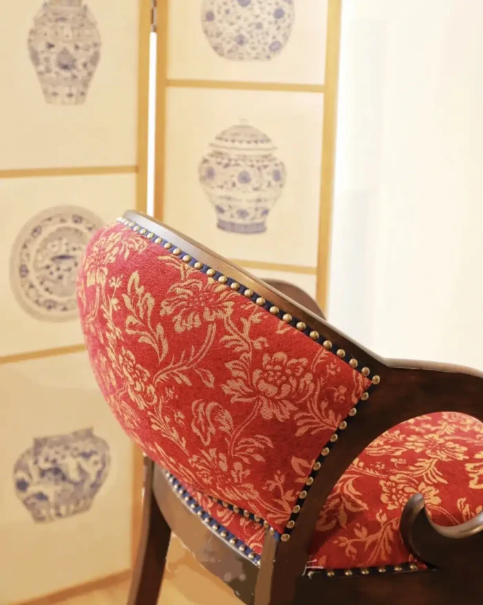 Harrison & Z French Provincial Timber Armchairs - Image 4
