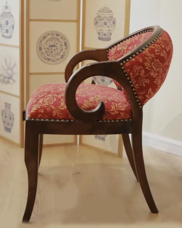 Harrison & Z French Provincial Timber Armchairs - Image 2