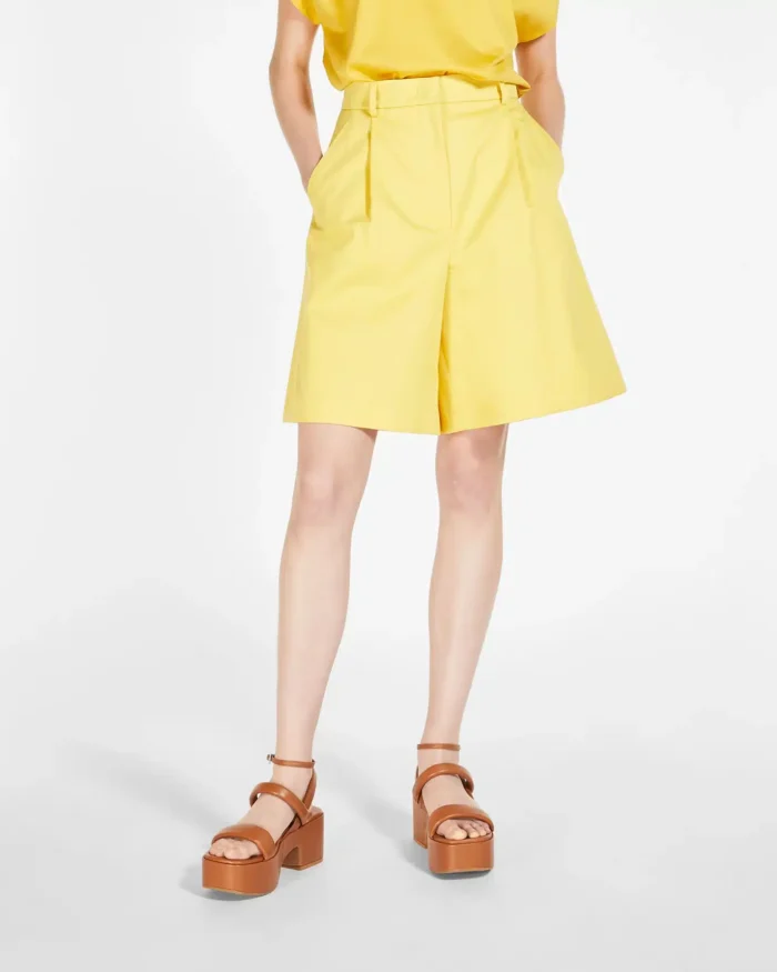 Weekend Max Mara Cotton and Linen Bermuda Shorts - Image 2