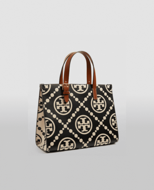Tory Burch T Monogram Leather High Frequency Tote