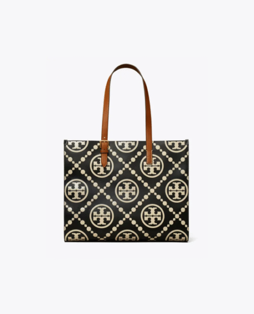 Tory Burch T Monogram Contrast Embossed Tote