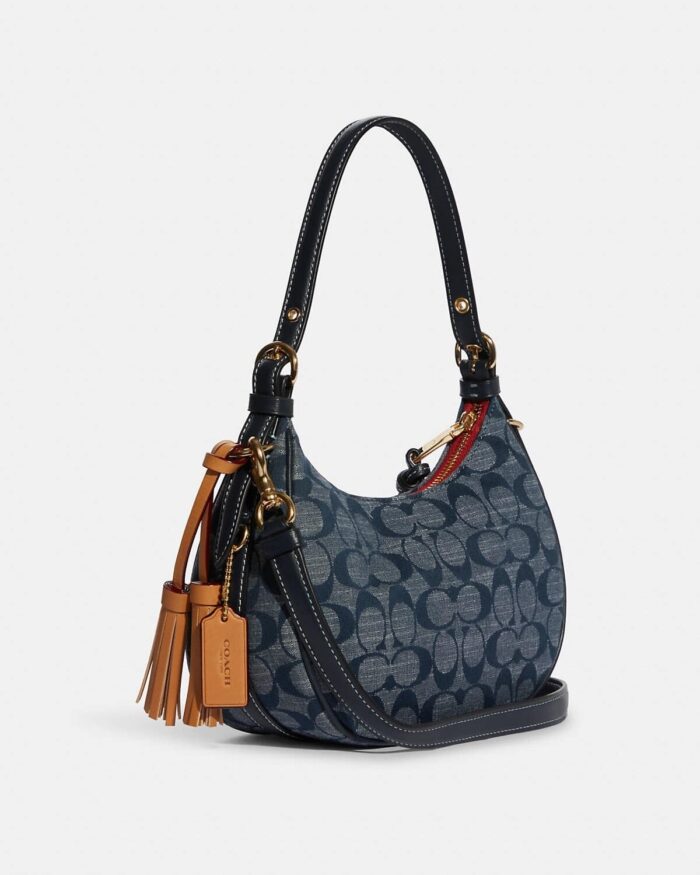 Coach Kleo Hobo In Signature Chambray - Image 2