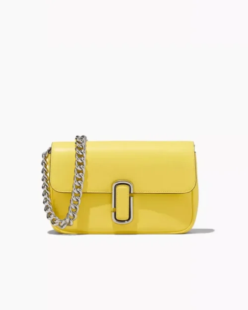 Marc Jacobs The J Marc Shoulder Bag In Golden Kiwi
