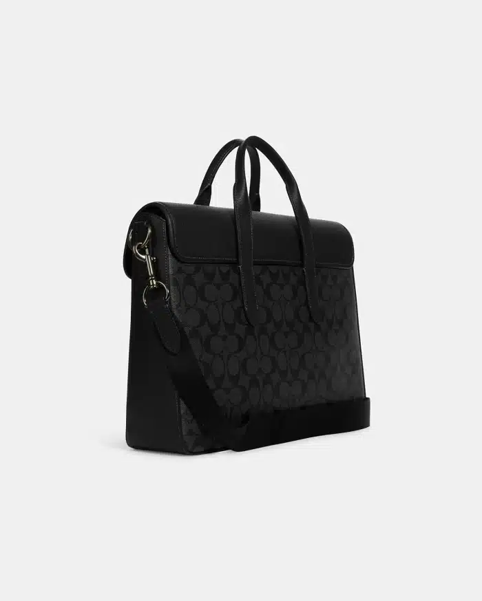 Coach Sullivan Portfolio Brief In Signature Canvas - Image 6