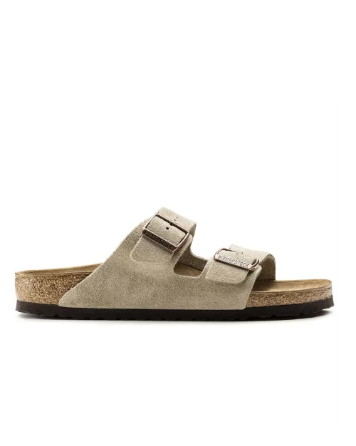 Birkenstock Arizona Suede Leather Slides