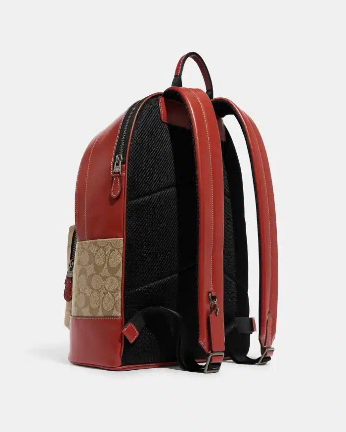 Coach X Peanuts West Backpack In Signature Canvas With Patches - Image 2